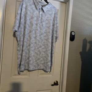 Hogan White and Blue Polo Shirt